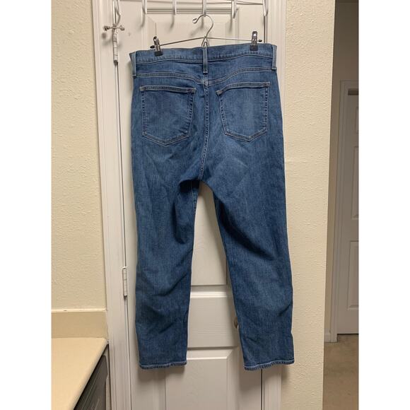 J. Crew High-Rise Classic Vintage Straight Leg Classic Jeans Medium Wash Size 32 - Picture 3 of 5